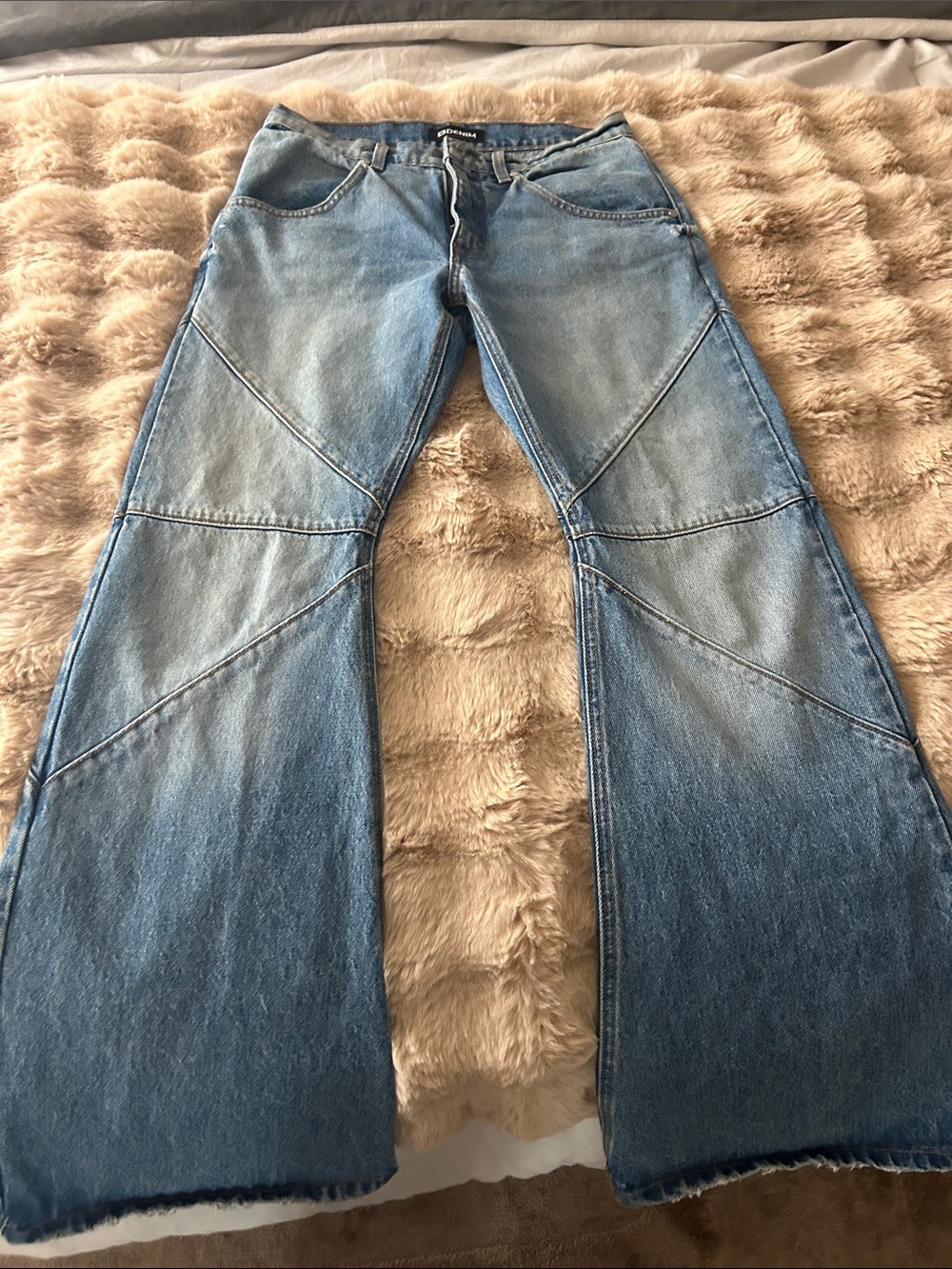 EB DENIM Bowie Jeans Seamed Panels Sz 25